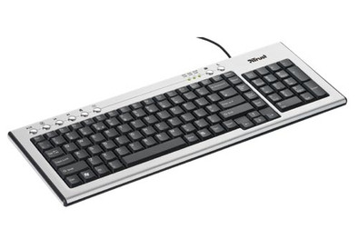 Trust Slimline Keyboard Aluminium KB-1800S Azerty is nooit meer leverbaar