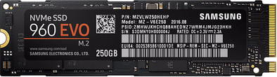 Samsung 960 EVO 250 GB M.2 is nooit meer leverbaar