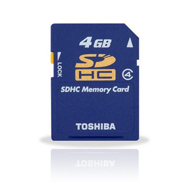 Toshiba SD 4 GB SDHC is nooit meer leverbaar