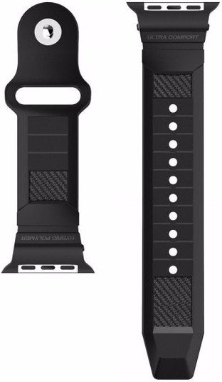 Spigen Rugged Band Apple Watch 42mm Zwart is nooit meer leverbaar