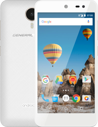 General Mobile Android One GM5 Wit/Goud is nooit meer leverbaar