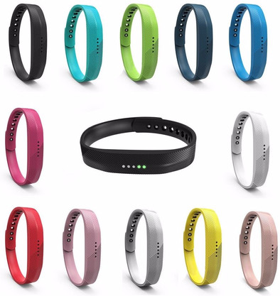 Just in Case Fitbit Flex 2 - 12 Silicone Watchbands is nooit meer leverbaar