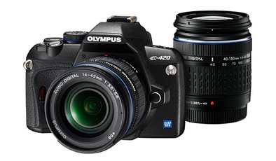Olympus E-420 Double Zoom Kit 14-42mm/ 40-150mm is nooit meer leverbaar