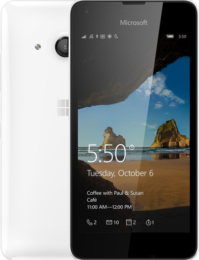 Microsoft Lumia 550 Wit is nooit meer leverbaar
