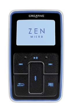 Creative Zen Micro 5 GB black is nooit meer leverbaar