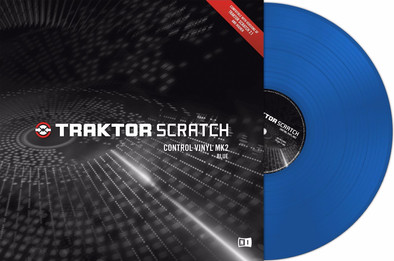 Native Instruments Traktor Scratch Control Vinyl MKII Blue is nooit meer leverbaar