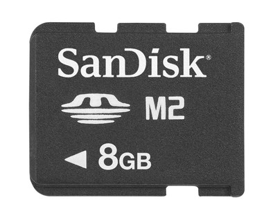 Sandisk Memorystick Micro 8 GB is nooit meer leverbaar