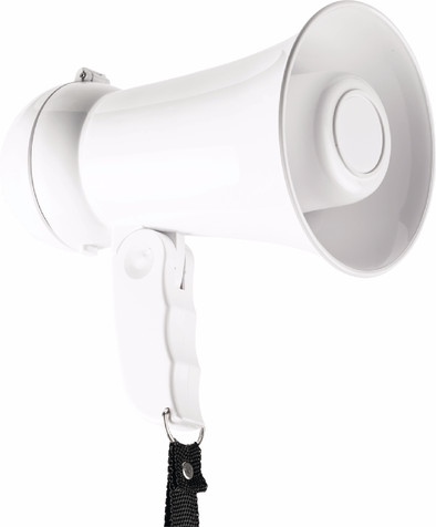 BasicXL Megafoon 15W Wit is nooit meer leverbaar