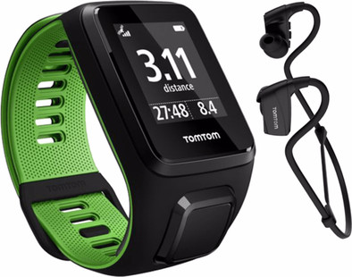 TomTom Runner 3 Music + Headphones Black/Green - L is no longer available