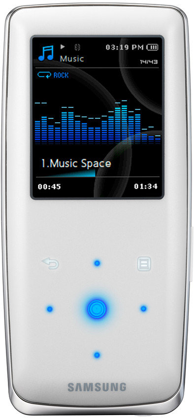 Samsung YP-S3 4 GB White is nooit meer leverbaar