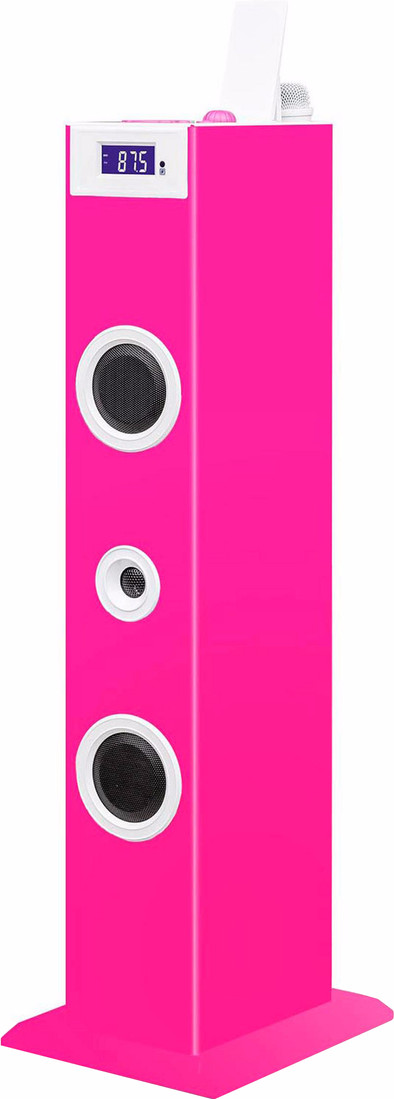 Bigben Karaoke Sound Tower met Stickers Roze is nooit meer leverbaar