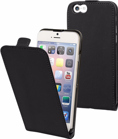 Muvit Folio Apple iPhone 6/6s Flip Case Zwart is nooit meer leverbaar