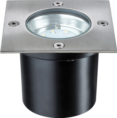 Paulmann Grondspot 3 stuks Vierkant Wit Licht is nooit meer leverbaar