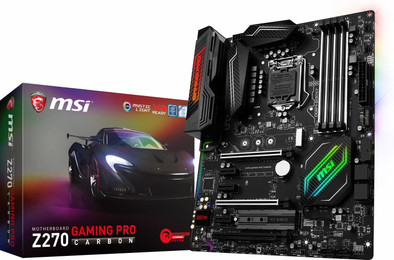 MSI Z270 GAMING PRO CARBON is nooit meer leverbaar