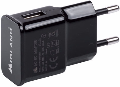 Midland BT Pro Wall Adaptor USB 5V-1A is nooit meer leverbaar
