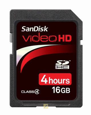 SanDisk SD 16 GB SDHC Video HD is nooit meer leverbaar