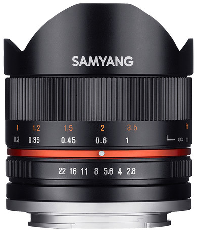 Le produit Samyang 8mm f/2.8 Fisheye Fujifilm Noir ne sera plus jamais disponible