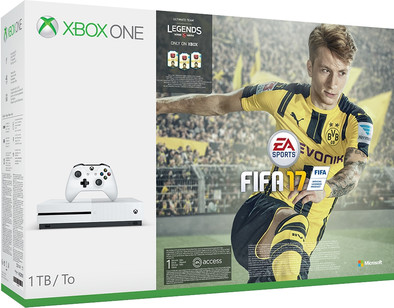 Le produit Microsoft Xbox One S 1 To FIFA 17 bundle ne sera plus jamais disponible