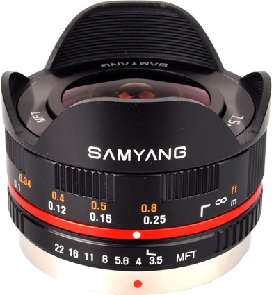 Le produit Samyang MFT 7.5mm f/3.5 Noir ne sera plus jamais disponible