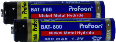 Profoon Oplaadbare AAA NiMH Batterijen 800mAh 2-pack is nooit meer leverbaar