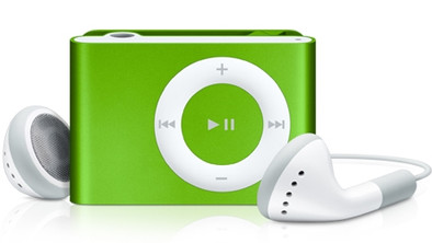 Apple iPod Shuffle 2 GB Green is nooit meer leverbaar
