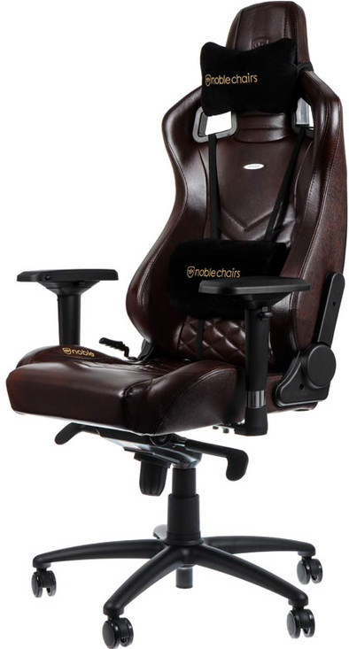 Noblechairs EPIC Echtleder Bruin/Zwart is nooit meer leverbaar