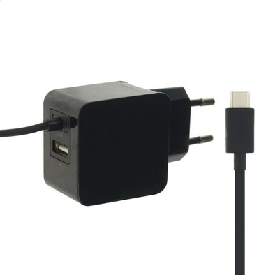 Mobilize Thuislader USB C Zwart is nooit meer leverbaar
