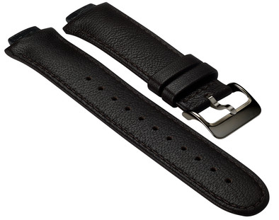 Asus ZenWatch3 Polsband Leer Dark Brown/Zilver is nooit meer leverbaar