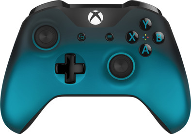 Microsoft Xbox One S Draadloze Controller Zwart/Blauw is nooit meer leverbaar