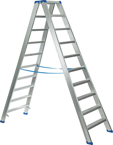 Escalo Sparta Dubbele Trapladder 2 x 10 is nooit meer leverbaar
