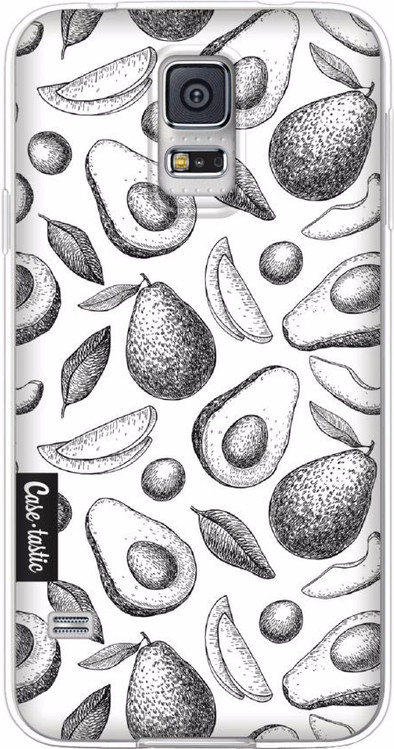 Casetastic Softcover Samsung Galaxy S5/S5 Neo Drawn Avocados is nooit meer leverbaar