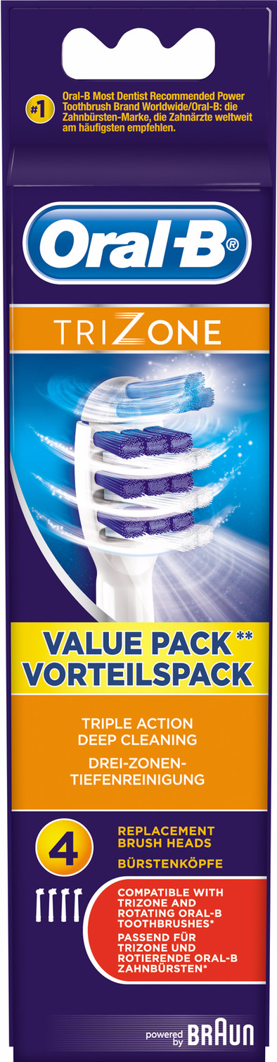Oral-B TriZone (4 stuks) is nooit meer leverbaar