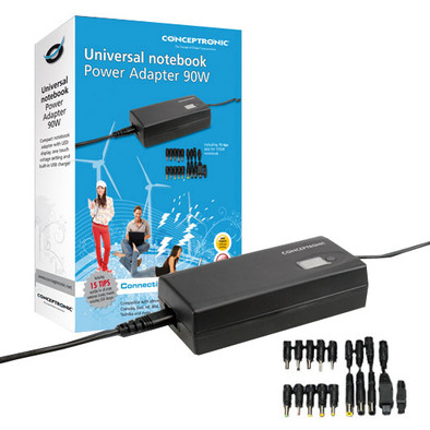 Conceptronic Universal Notebook Power Adapter 90W is nooit meer leverbaar