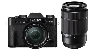 Le produit Fujifilm X-T20 Noir + 16-50 mm + 50-230 mm IOS II ne sera plus jamais disponible