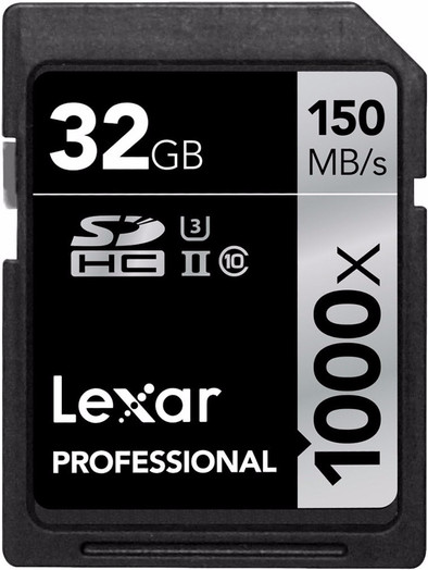 Lexar SDHC Pro 32GB 1000X UHS2 is no longer available