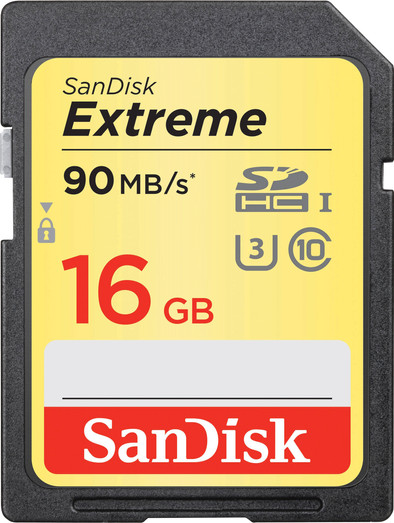Le produit Sandisk SDHC Extreme 16GB 90MB/s Class 10 ne sera plus jamais disponible