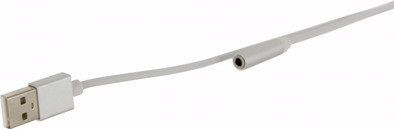 Xccess Lightning Splitter USB Apple iPhone 7/7 Plus Zilver is nooit meer leverbaar