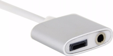 Xccess Lightning Splitter Apple iPhone 7/7 Plus Zilver is nooit meer leverbaar