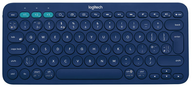 Logitech K380 Bluetooth Toetsenbord Blauw QWERTY is nooit meer leverbaar