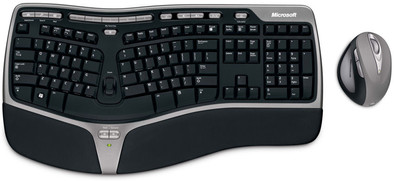 Microsoft Draadloos Ergonomisch Toetsenbord + Muis 7000 is nooit meer leverbaar