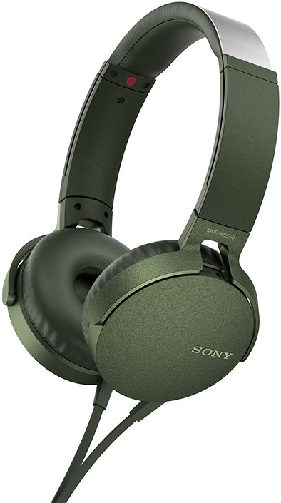 Sony MDR-XB550AP Green Coolblue Headphones