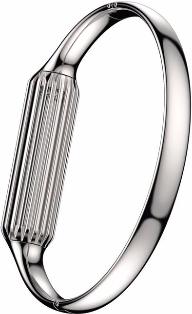 Just in Case Luxury Metalen Polsband Fitbit Flex 2 Zilver is nooit meer leverbaar