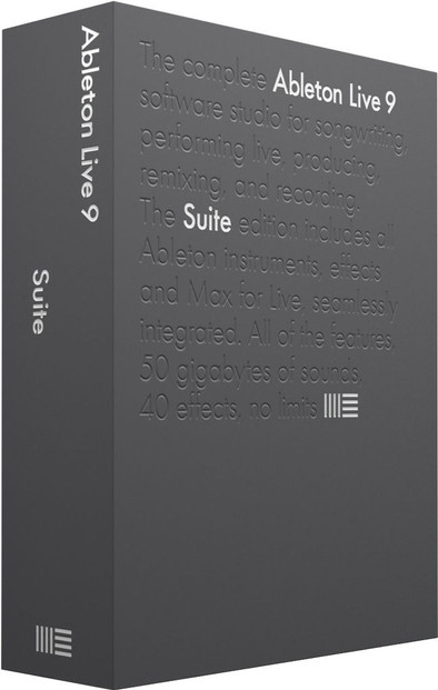 Ableton Live 9 Suite Edition (upgrade vanaf Lite) is nooit meer leverbaar