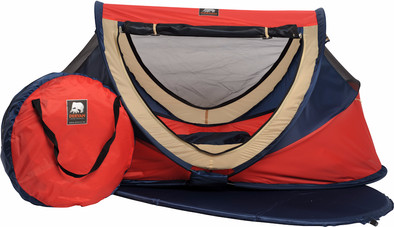 Deryan Travel Cot Peuter Luxe Red is nooit meer leverbaar
