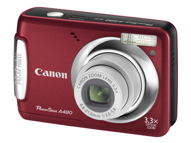 Canon PowerShot A480 Red is nooit meer leverbaar