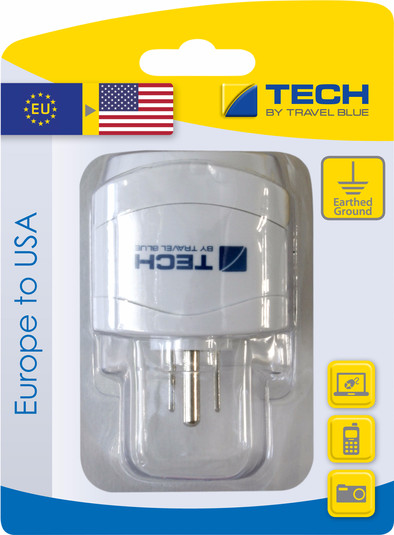 Travel Blue Europa Adapter - USA is nooit meer leverbaar