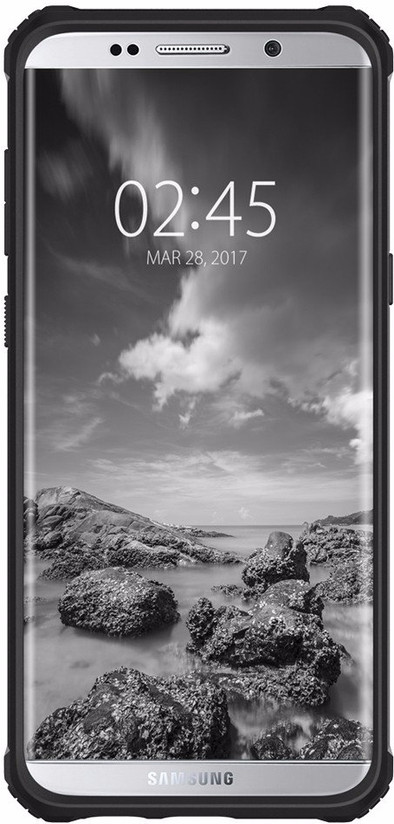 Spigen Rugged Armor Extra Samsung Galaxy S8 Plus Back Cover Zwart is nooit meer leverbaar