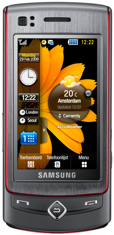 Samsung UltraTOUCH S8300 Dark Red Casino Pack is nooit meer leverbaar