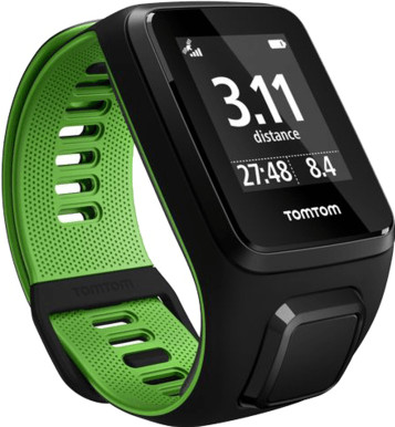 TomTom Runner 3 Cardio Black/Green - S is nooit meer leverbaar