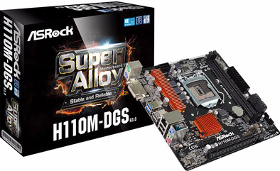 Asrock H110M-DGS R3.0 is nooit meer leverbaar